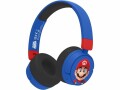 OTL On-Ear-Kopfhörer Super Mario Blau; Rot, Detailfarbe: Rot
