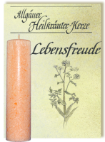 Allgäuer Heilkräuterkerze - Lebensfreude