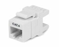StarTech.com - 180? Cat 6 Keystone Jack - RJ45 Ethernet Cat6 Wall Jack White