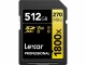 Lexar SDXC-Karte Professional 1800x Gold Series 512 GB