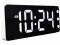 Bild 1 NeXtime Digitalwecker Clock Schwarz/Weiss, Funktionen: Alarm