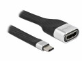 DeLock Kabel FPC Flachbandkabel USB Type-C - HDMI, 0.14