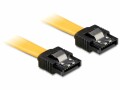 DeLock SATA3-Kabel gelb, 50 cm, Datenanschluss Seite A: SATA