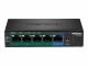 TRENDNET TPE-TG52 5-Port PoE Switch Gigabit PoE+ 32W