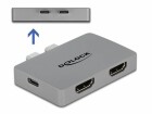 DeLock Adapter Dual HDMI Thunderbolt 3