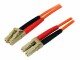 STARTECH .com 2m Fiber Optic Cable - Multimode Duplex 50/125