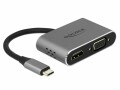 DeLock Dockingstation USB 3.1 Typ-C - HDMI/VGA/USB-A/USB-C/PD