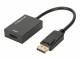 Digitus Assmann - Convertitore video - DisplayPort - HDMI - nero