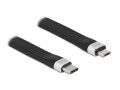 DeLock USB 2.0-Flachkabel USB C - Micro-USB B 0.135