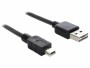 DeLock USB 2.0-Kabel EASY-USB USB A - Mini-USB B