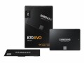 Samsung SSD 870 EVO 2.5" SATA 2000 GB, Speicherkapazität