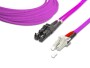 Lightwin LWL-Patchkabel E2000-LC, Multimode, OM4, 2m, Datenanschluss