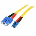 StarTech.com - 1m Fiber Optic Cable - Single-Mode Duplex 9/125 LSZH - LC/SC