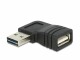 Image 2 DeLOCK - Adapter EASY-USB 2.0-A male > USB 2.0-A female angled left / right