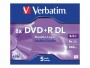 Verbatim DVD+R 8.5 GB, Jewelcase (5 Stück), Medientyp: DVD+R