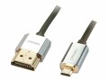 Lindy CROMO - Slim High Speed HDMI to micro HDMI Cable with Ethernet