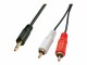 LINDY Premium - Audiokabel - RCA x 2 (M