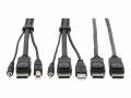 EATON TRIPPLITE Dual DP KVM Cable Kit, EATON TRIPPLITE