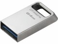 Kingston USB-Stick DT Micro 64 GB, Speicherkapazität total: 64