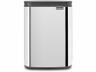 Brabantia Kosmetikeimer Bo Waste Bin 4 l, Silber, Fassungsvermögen