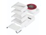 Zyliss Mandoline 4 in 1 Rot/Weiss, Detailfarbe: Silber, Rot