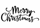 Posh Chalk Schablone - Merry Christmas