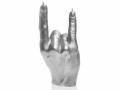Candellana Kerze Hand Rock Silber, Eigenschaften: Keine Eigenschaft