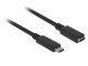 DeLock USB 3.0-Verlängerungskabel Type-C