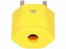 Max Hauri Montagestecker 250 V, Gelb, 1 Stück, Detailfarbe: Gelb