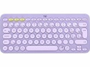 Logitech Bluetooth-Tastatur K380 Multi-Device Lavendel, Tastatur