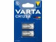 Varta Photo Lithium - Batteria CR123A - Li - 1600 mAh