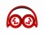 Bild 3 OTL On-Ear-Kopfhörer Super Mario Rot, Detailfarbe: Rot