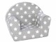 Knorrtoys Kindersessel Grau mit weissen Sternen, Produkttyp: Sessel