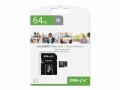 PNY Performance Plus - Flash memory card - 64