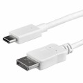 StarTech.com - 3.3 ft / 1 m USB C to DisplayPort Cable - 4K 60Hz - White