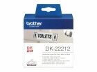 Brother P-touch DK-22212 Endlos-Etiketten Film