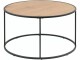 AC Design Tisch Seaford Rund, Nature/Schwarz, Bewusste Eigenschaften
