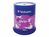 Verbatim DVD+R Medien 4.7GB,16x,100er Spind