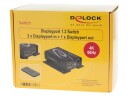 DeLock Displayport Switchbox, 2 Port, 4K