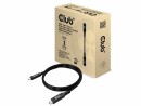 Club3D USB 4.0 Typ-C Gen 3x2, 0,8m, schwarz