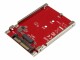 StarTech.com - M.2 to U.2 Adapter - For M.2 PCIe NVMe SSDs - PCIe M.2 Drive to U.2 (SFF-8639) Host Adapter - M2 SSD Converter (U2M2E125)