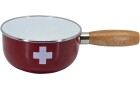 Nouvel Fondue-Caquelon Swiss Cross Ø 16 cm, Rot, Material