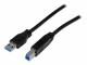 StarTech.com - 2m 6 ft Certified SuperSpeed USB 3.0 A to B Cable Cord - USB 3 Cable - 1x USB 3.0 A (M), 1x USB 3.0 B (M) - 2 meter, Black (USB3CAB2M)