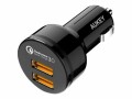 AUKEY CC-T8 Ladegerät (2x USB, schwarz