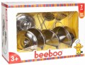 Beeboo Kitchen Spiel-Edelstahltopf-Set, 7-teilig