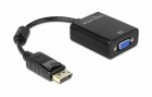 DeLock Adapter Displayport - VGA Schwarz, Kabeltyp: Adapter