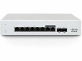 Cisco Meraki PoE+ Switch MS130-8P 10 Port, SFP Anschlüsse: 2