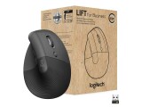 Logitech Ergonomische Maus Lift for Business Graphite, Maus-Typ