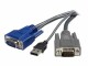 STARTECH .com 3m ultradünnes USB VGA 2-in-1-KVM-Kabel - Tastatur