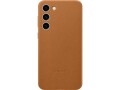 Samsung Backcover Leather (Galaxy S23+, Camel